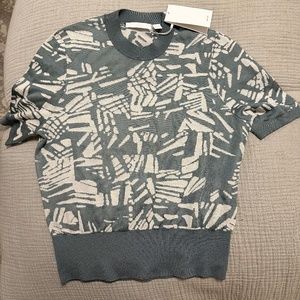 Hugo Boss Short Sleeve Printed Sweater
